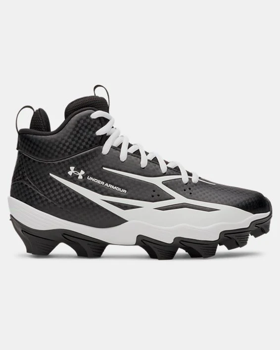 Under Armour Kids' UA Spotlight Hammer Jr. Wide Football Cleats
