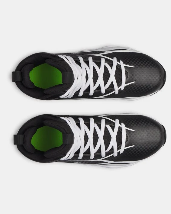 Under Armour Kids' UA Spotlight Hammer Jr. Wide Football Cleats - Image 3