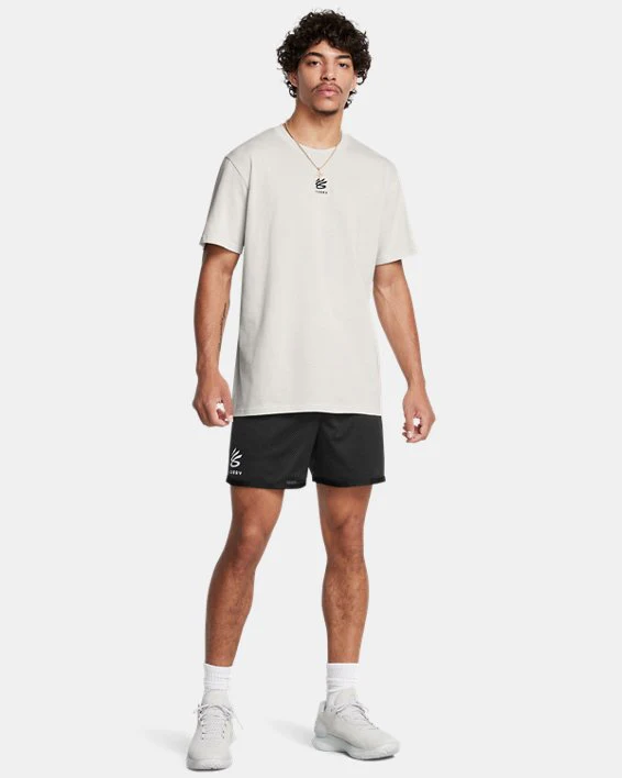 Under Armour Men's Curry Splash 5" Shorts - Image 3