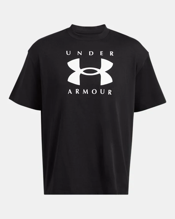 Under Armour Men's Heavyweight Branded Oversized Short Sleeve - Image 3