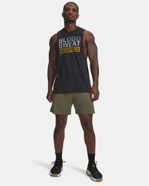 Under Armour Men's Project Rock Mesh 7" Shorts - Image 7