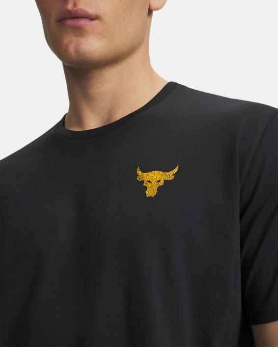 Under Armour Men's Project Rock Rents Due Short Sleeve - Image 3