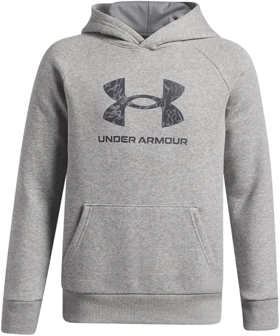 Under Armour UA Rival Fleece Big Logo Print Fill Boys' Hoodie - Image 3