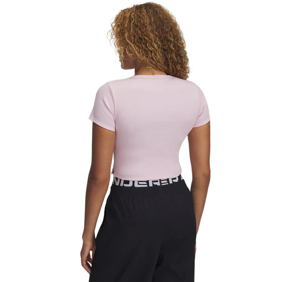 Under Armour Women's Rival Rib Baby T-Shirt - Image 5