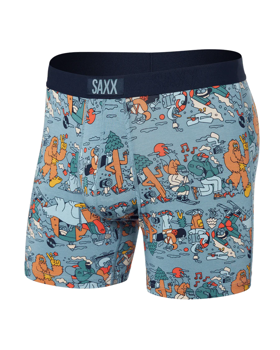 Vibe Boxer Brief - Fresh Tracks-Desert Blue