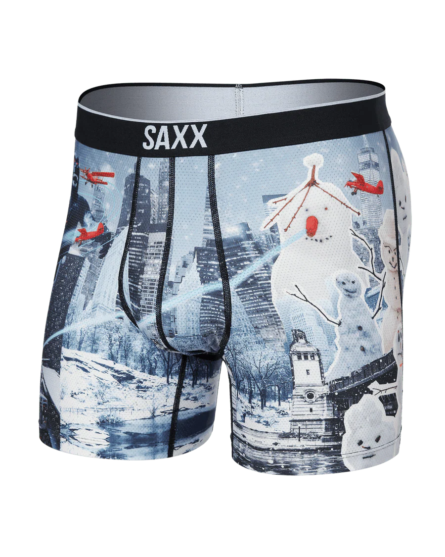 Volt Boxer Brief - Frosty Invasion-Grey