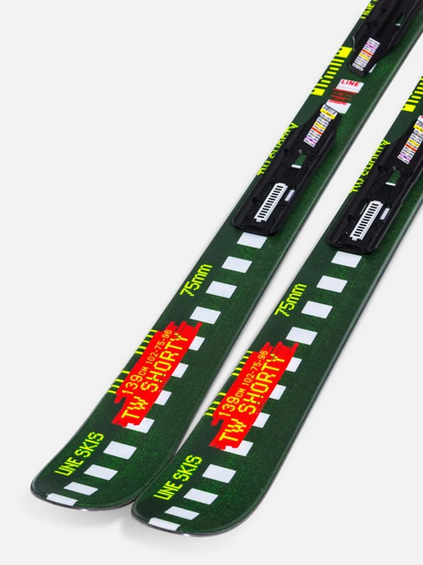 Line Kids Wallisch Shorty + 4.5 Alpine Skis - Image 2
