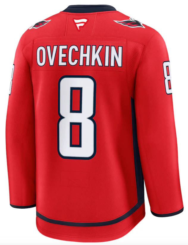 Washington Capitals Home Premium Jersey - Alexander Ovechkin - Image 3