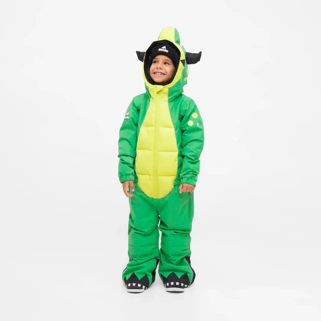 Weedo Youth Mondo Green Monster Snowsuit