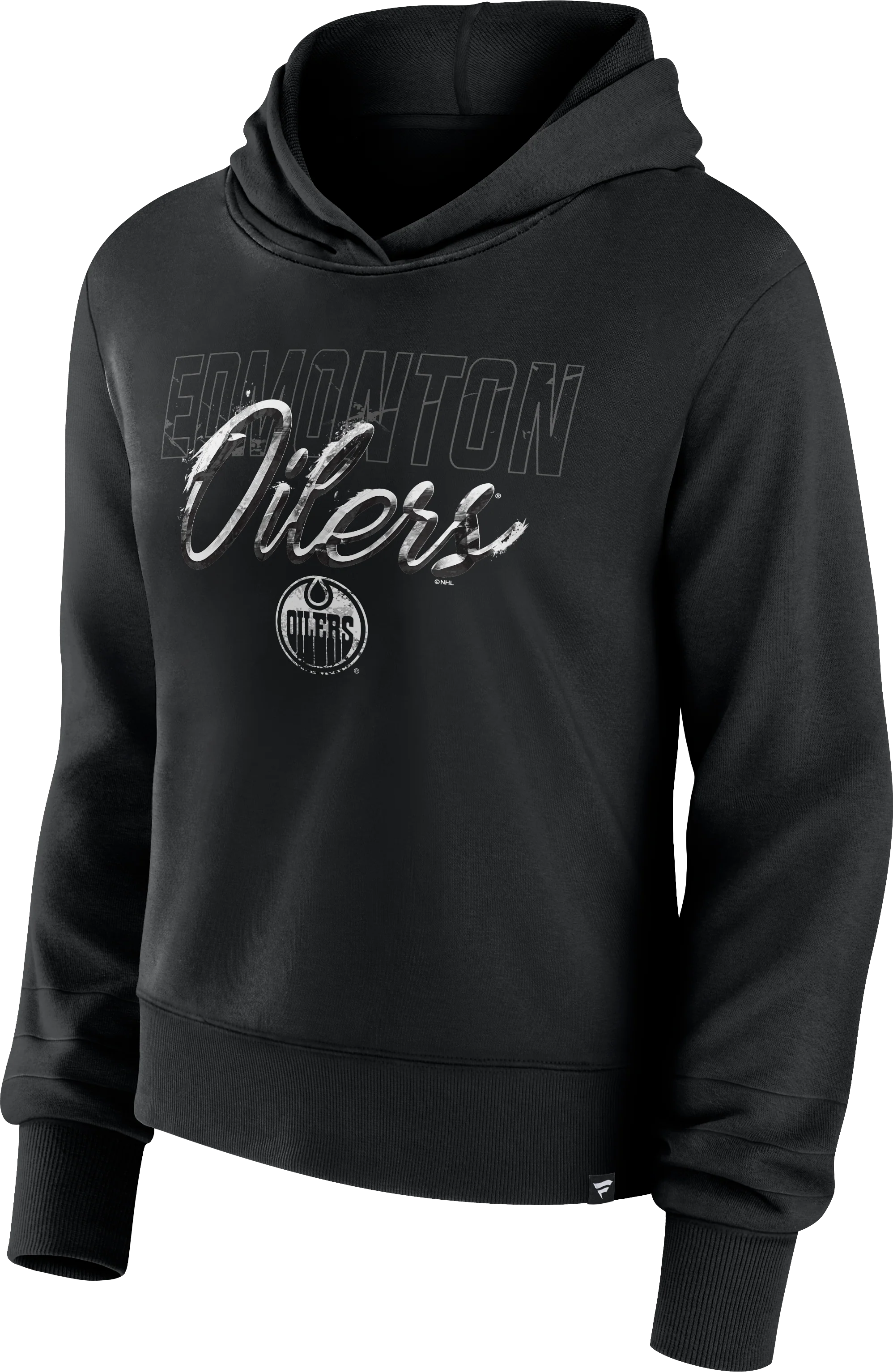 Women’s Edmonton Oilers Wordmark Pullover Hoodie - Image 2