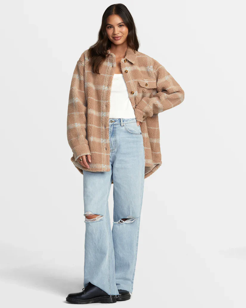 Women's Birdie Shacket Flannel Jacket - Image 2