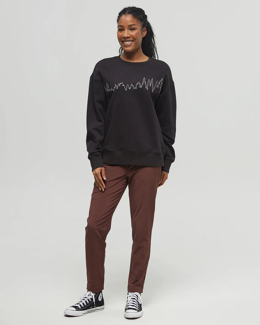 Women's Juniper Outline Crew Neck - Image 2