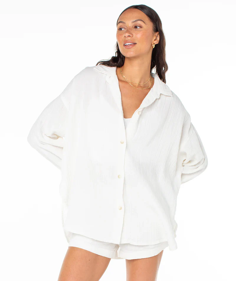 Roxy Women's Morning Time Button Up - Image 6