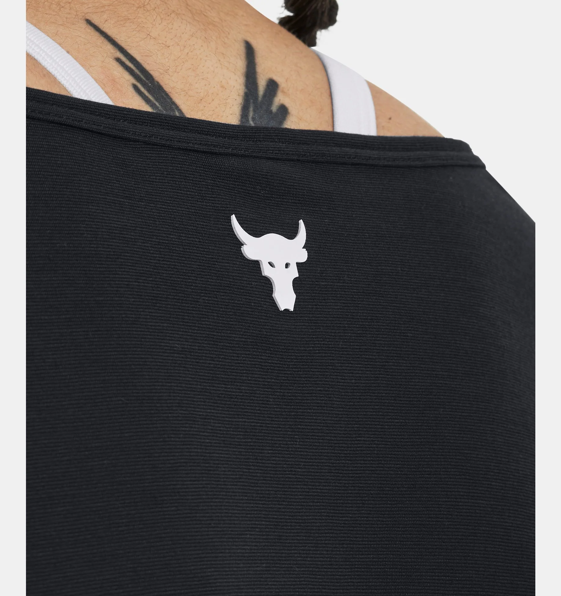 Women's Project Rock Completer Deep V T-Shirt - Image 4