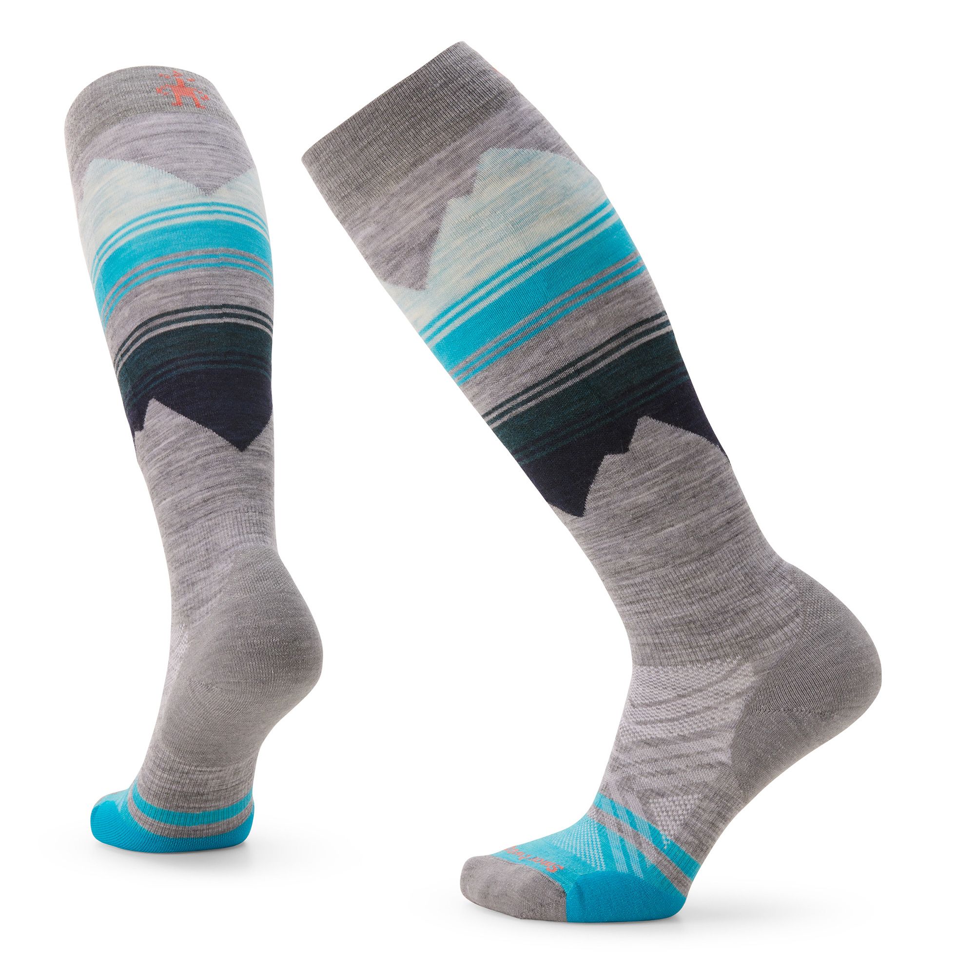 Women's Ski Targeted Cushion Pattern OTC Socks - Image 2