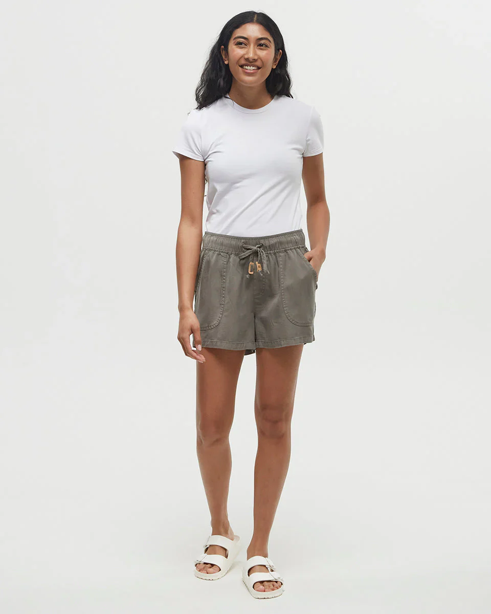 Women's Tencel Instow Regular Mid-rise Pull-on Short - Image 3
