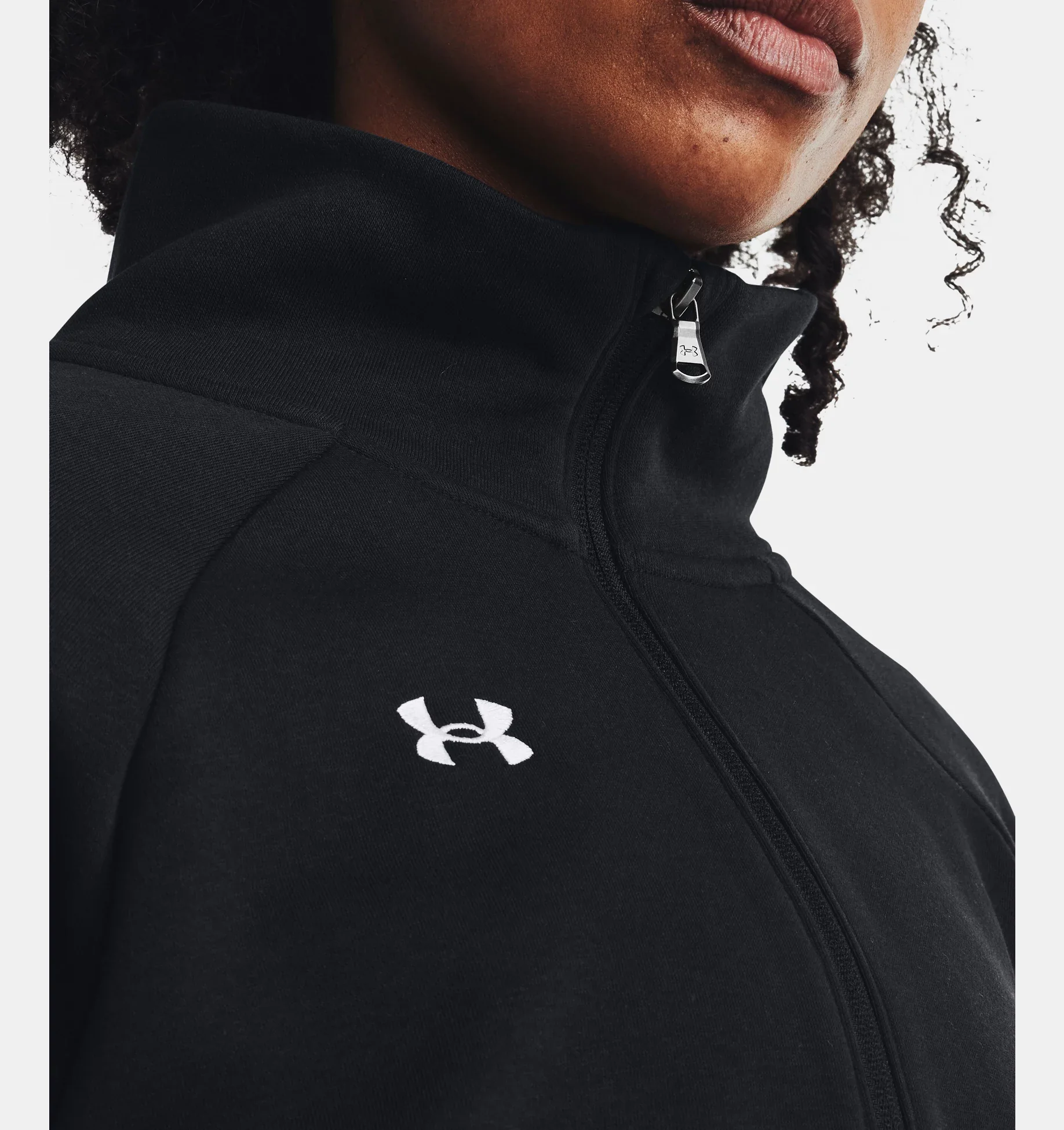 Women's UA Rival Fleece 1/2 Zip - Image 6