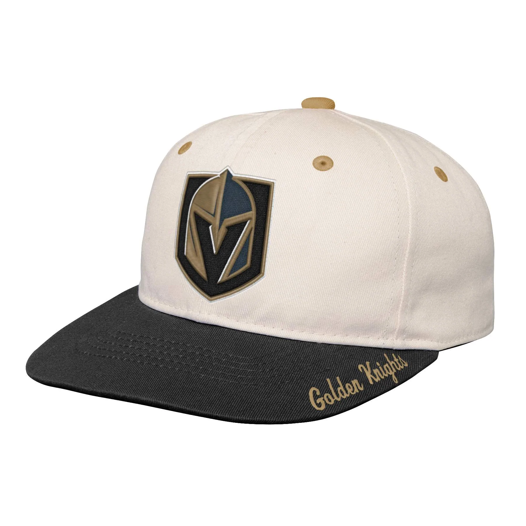 Youth Bone Crown Deadstock Flat Brim - Vegas Golden Knights - Image 2